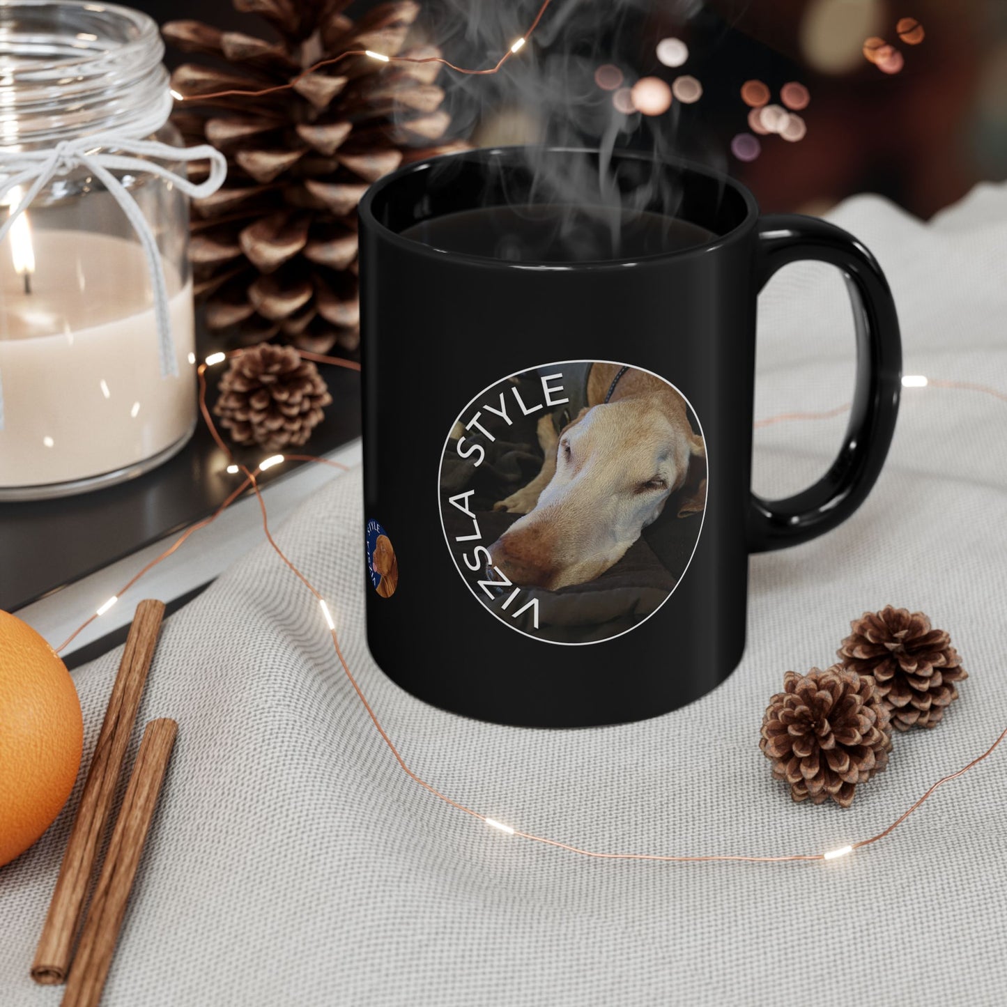 Custom Sugar Faced Vizsla Mug