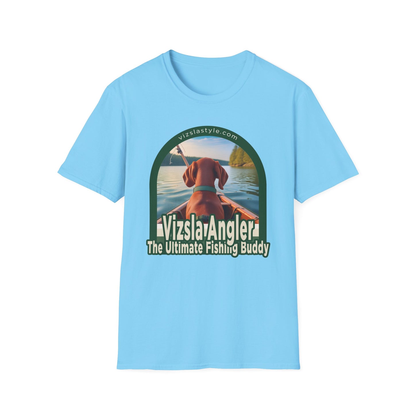 Vizsla Angler, The Ultimate Fishing Buddy! t-shirt