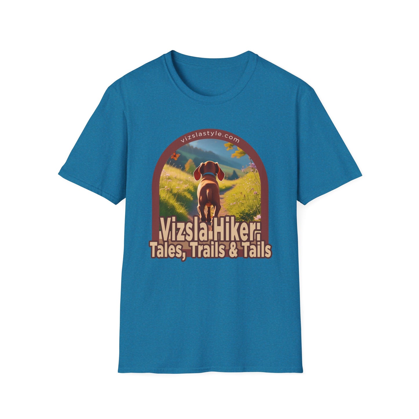 Vizsla Hiker: Tales, Trails & Tails Puppy t-shirt