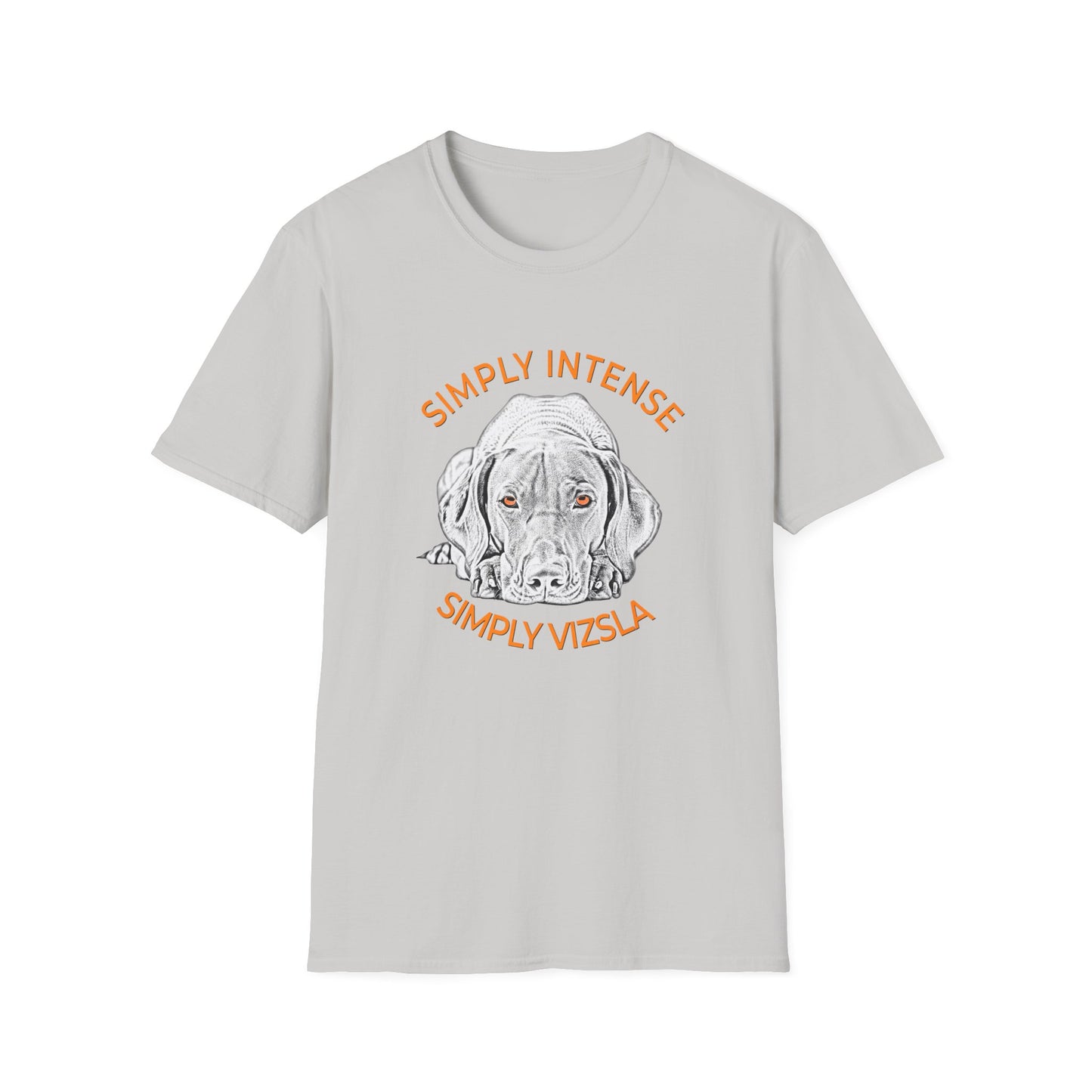 Simply Intense Vizsla T-Shirt — Vizsla Dog Portrait Tee
