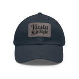 Vizsla Style Leather Patch Dad Hat, Custom Dog Hat, Pet Lover Gift, Outdoor Cap, Adjustable Baseball Hat, Unique Father's Day Gift, Mom Hat