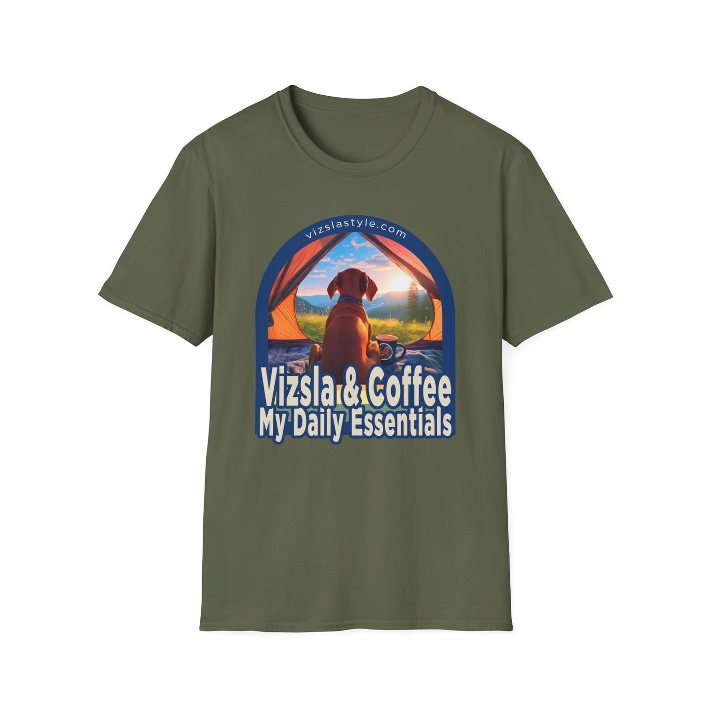 Vizsla & Coffee, My Daily Essentials! t-shirt