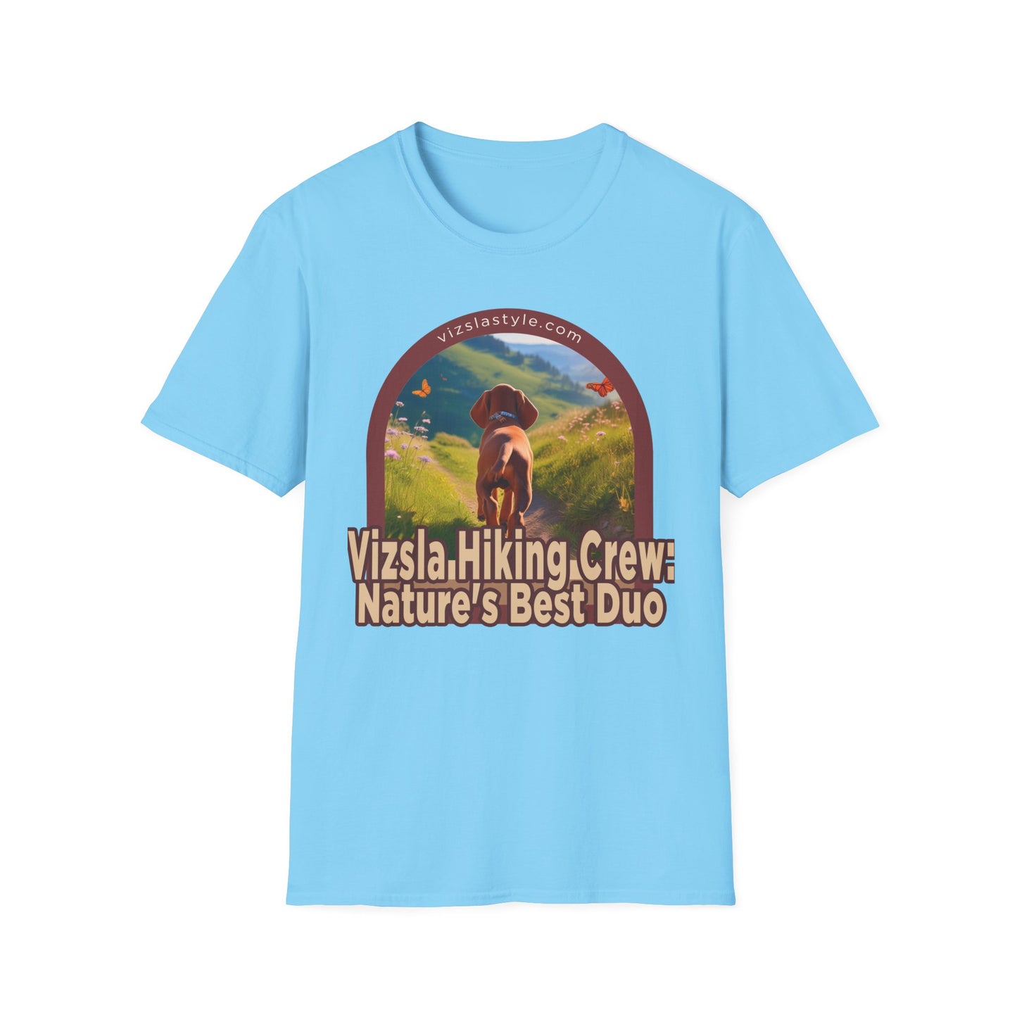 Vizsla Hiking Crew: Nature's Best Duo Dog t-shirt