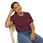 Vizsla Style - Vizsla Mom & Puppy w/ Light Text T-Shirt
