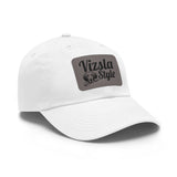 Vizsla Style Leather Patch Dad Hat, Custom Dog Hat, Pet Lover Gift, Outdoor Cap, Adjustable Baseball Hat, Unique Father's Day Gift, Mom Hat