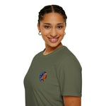 Vizsla Style - Vizsla Mom & Puppy w/ Light Text T-Shirt