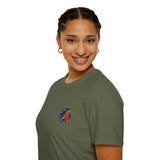 Vizsla Style - Vizsla Mom & Puppy w/ Light Text T-Shirt