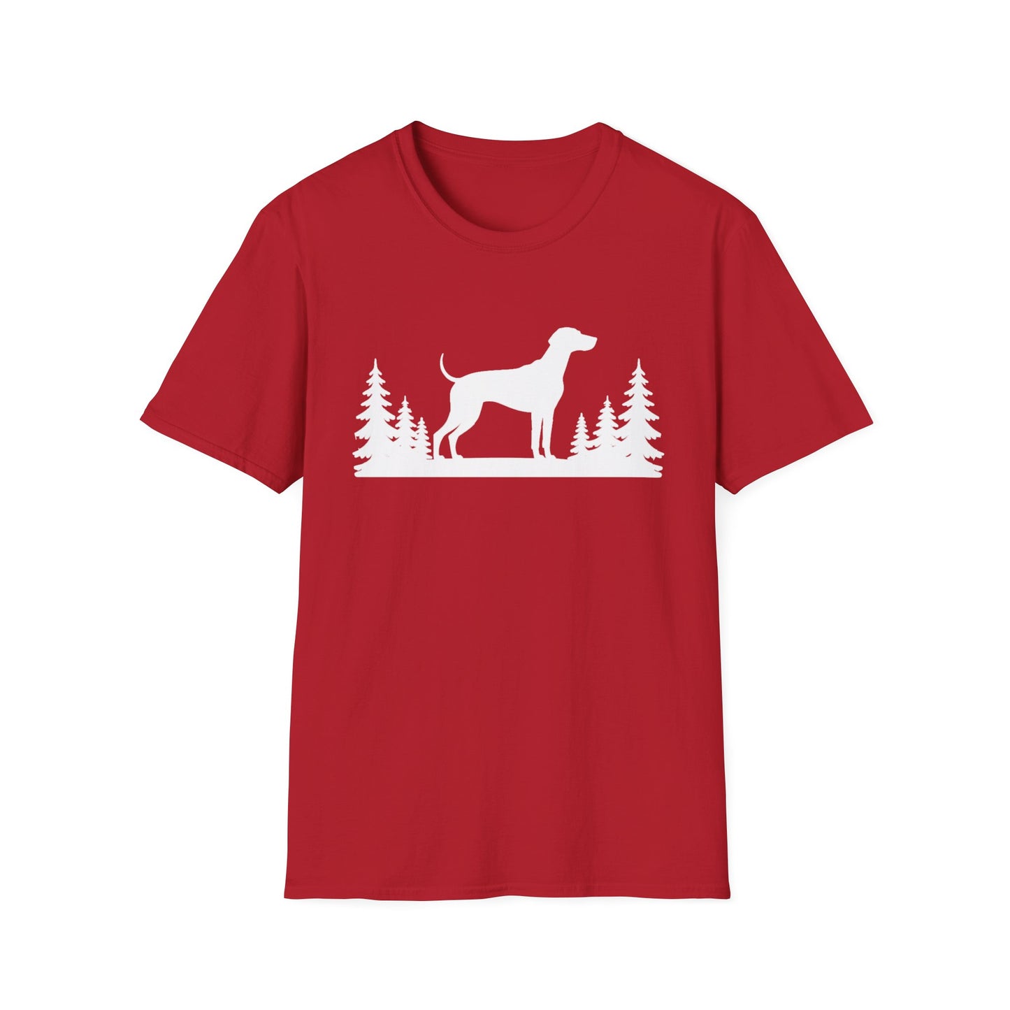 Vizsla Silhouette Forest T-Shirt — Proud Vizsla Dog Tee