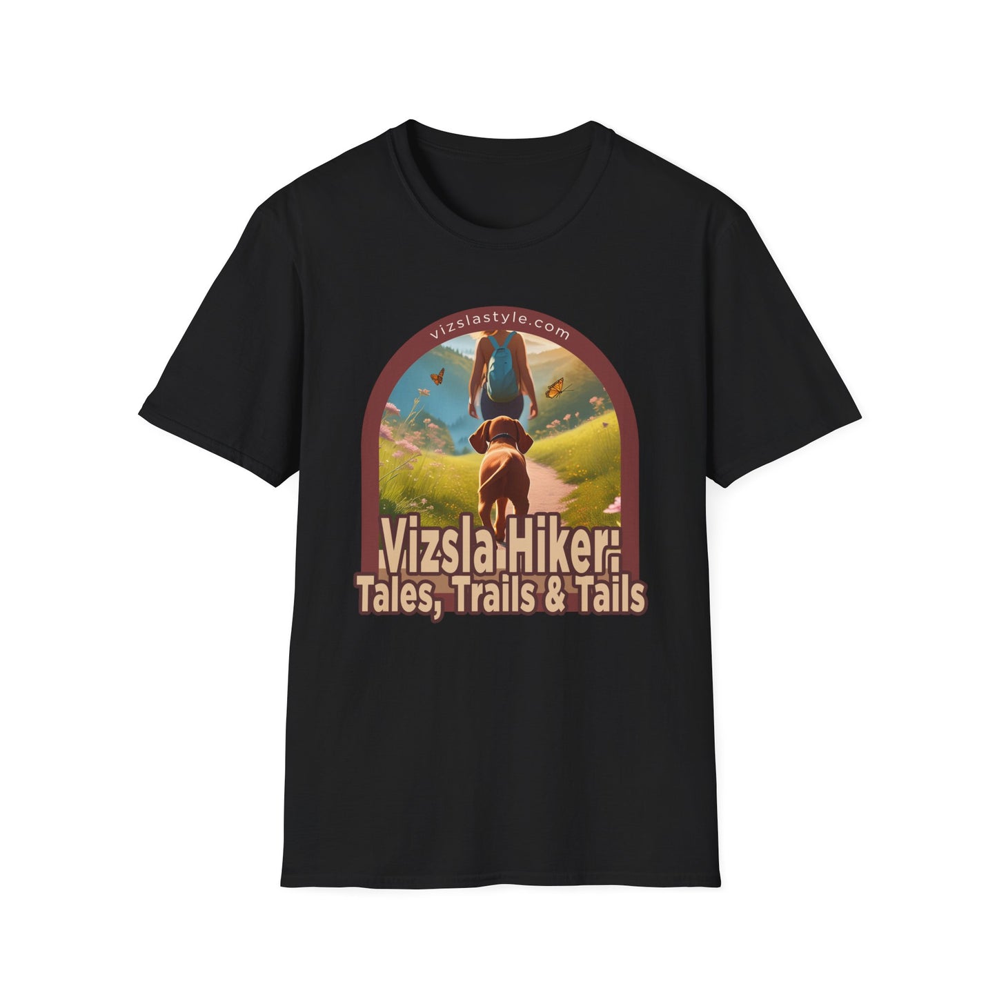 Vizsla Hiker: Tales, Trails & Tails w/ Hiker t-shirt
