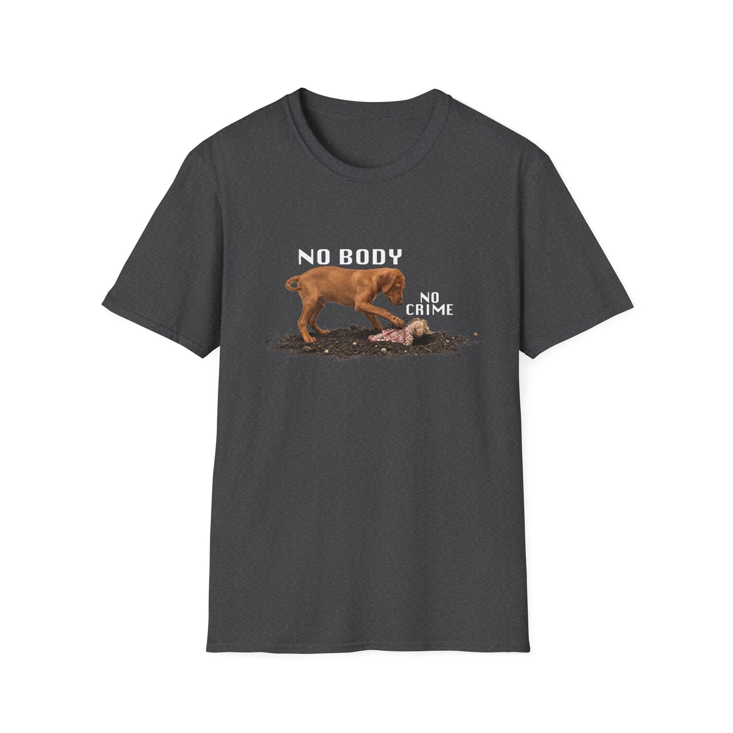 Vizsla Puppy 'No Body No Crime' T-Shirt