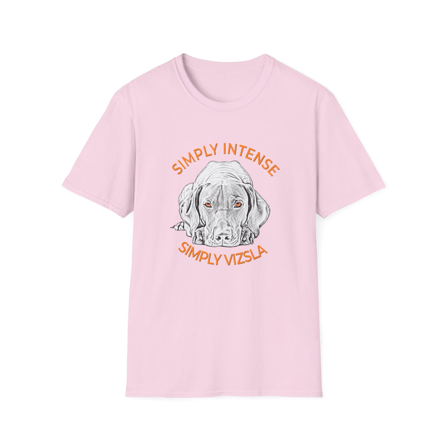 Simply Intense Vizsla T-Shirt — Vizsla Dog Portrait Tee