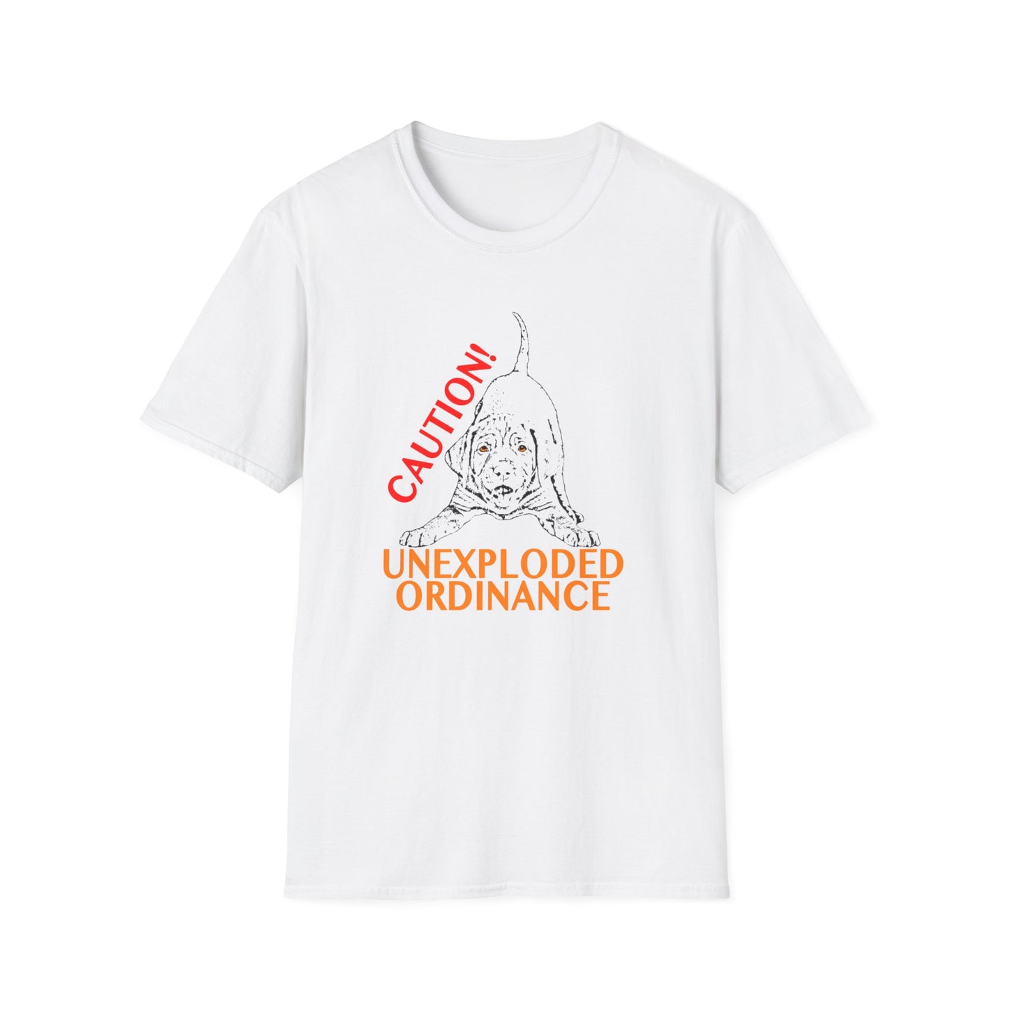 Vizsla Puppy 'Caution! Unexploded Ordinance' T-Shirt