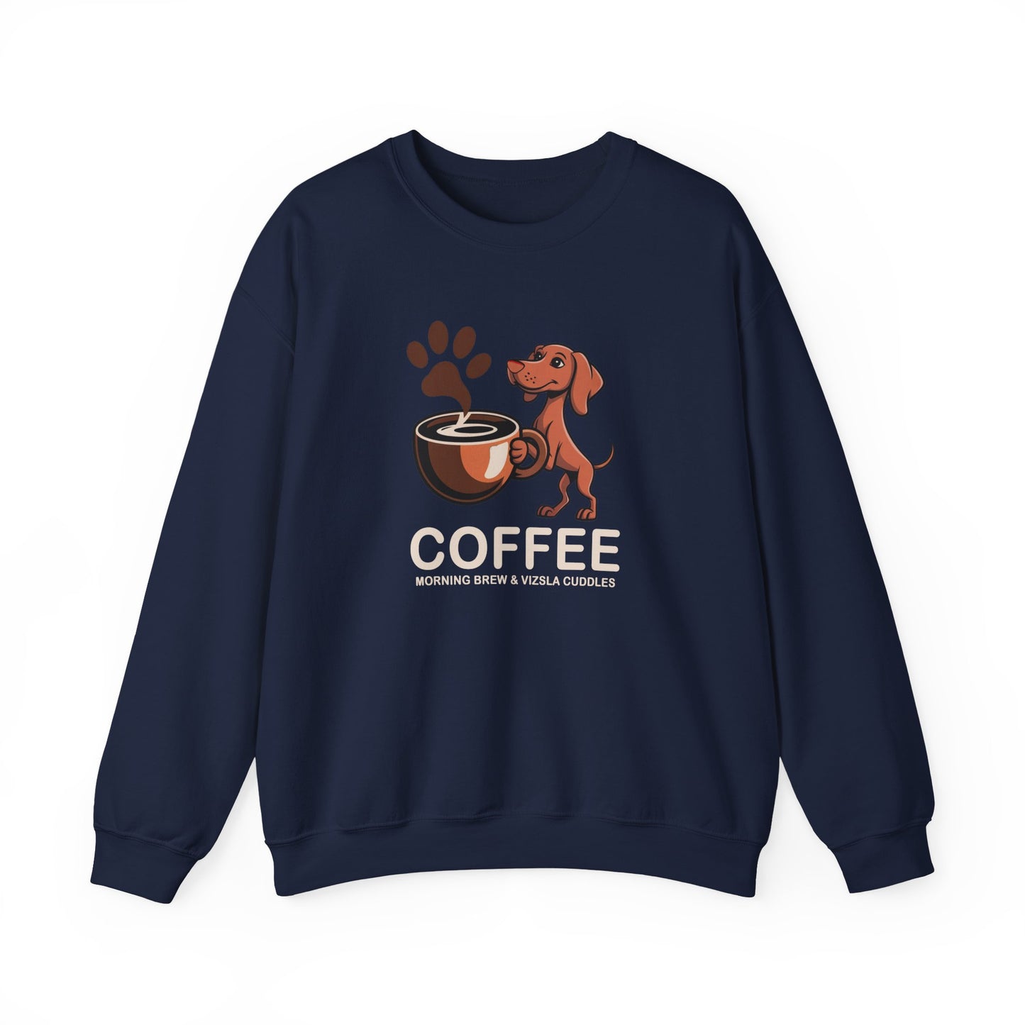Morning Brew & Vizsla Cuddles Puppy Sweatshirt