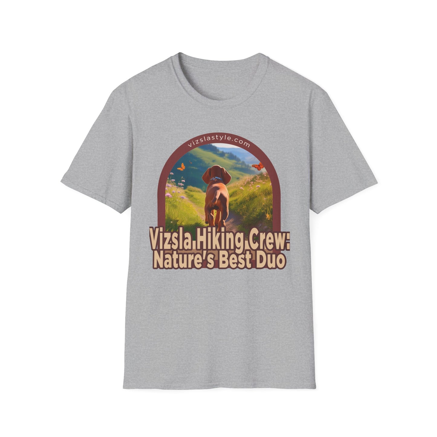 Vizsla Hiking Crew: Nature's Best Duo Dog t-shirt