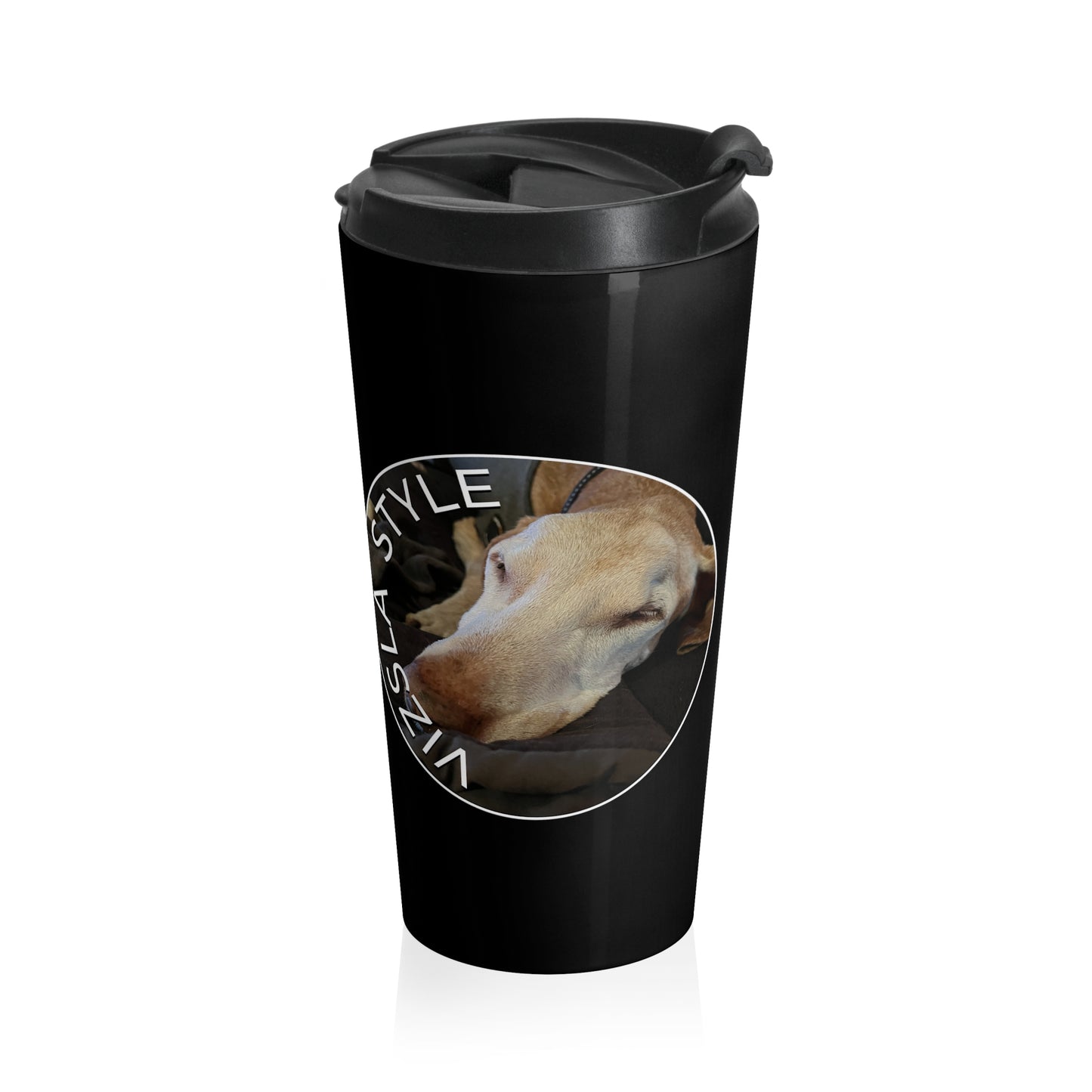 "Little Sugar" Senior Vizsla Travel Mug - The Perfect Companion for Velcro Dog Owners
