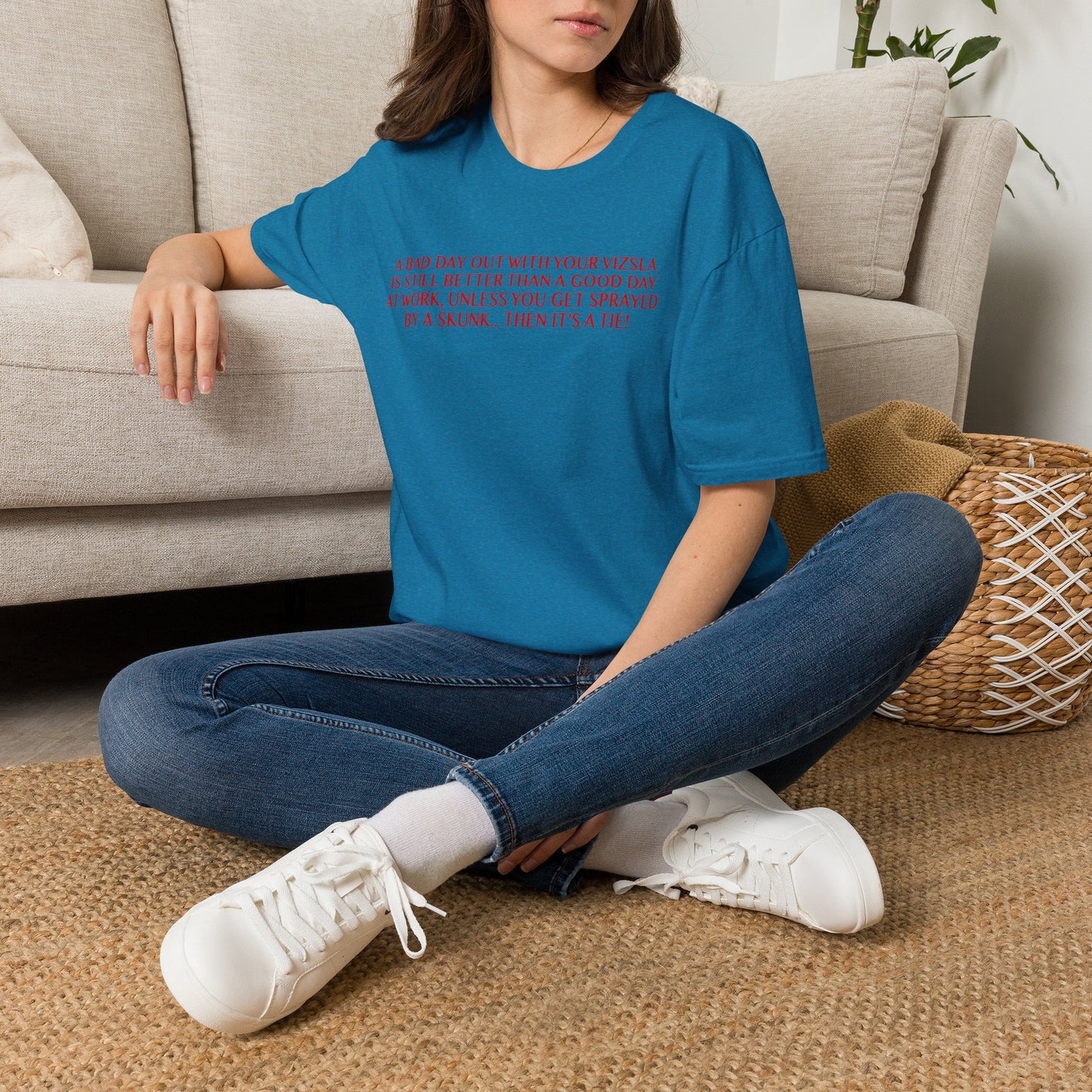 Funny Vizsla T-Shirt - A Bad Day Out Design