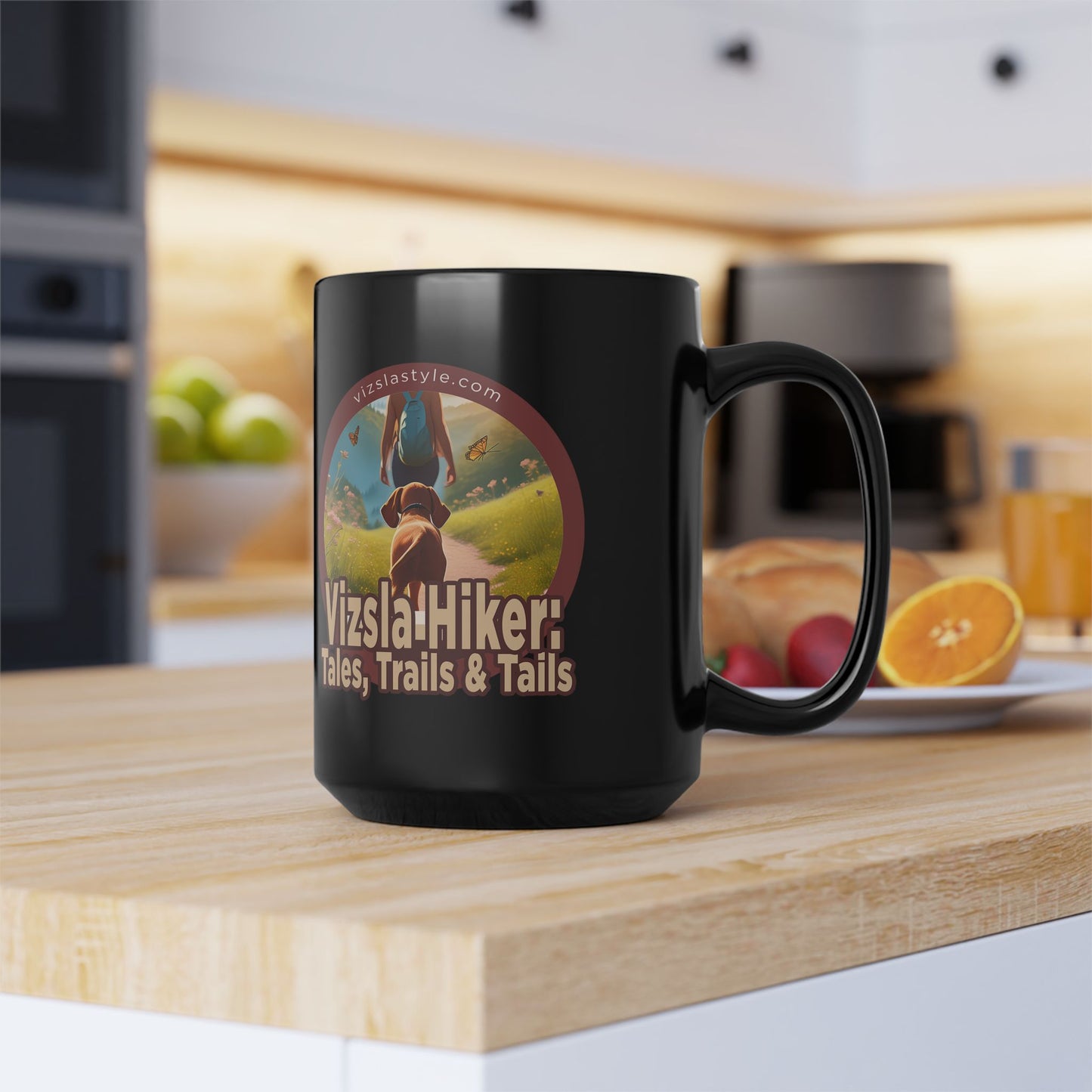 Vizsla Hiker: Tales, Trails & Tails (Hiker) w/ Puppy Face