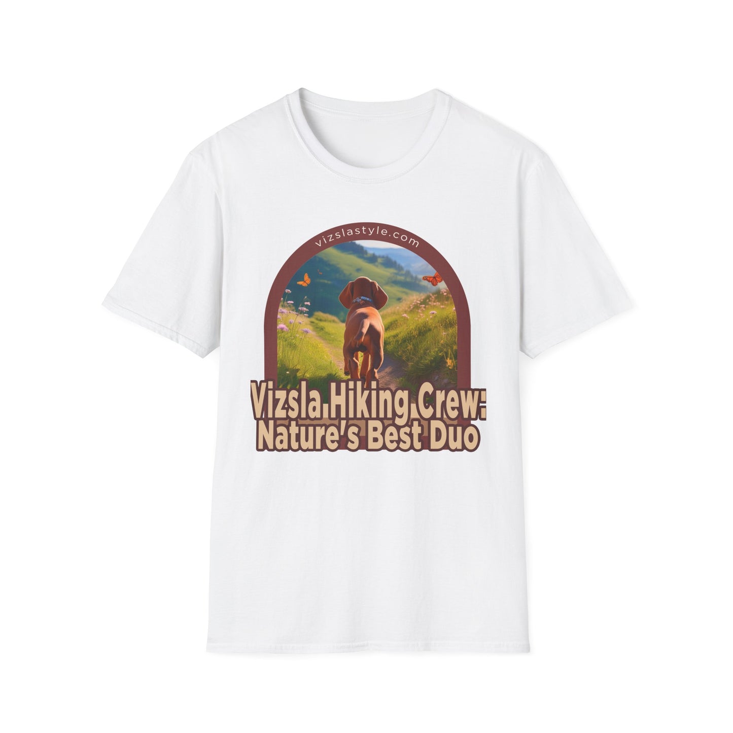 Vizsla Hiking Crew: Nature's Best Duo Dog t-shirt