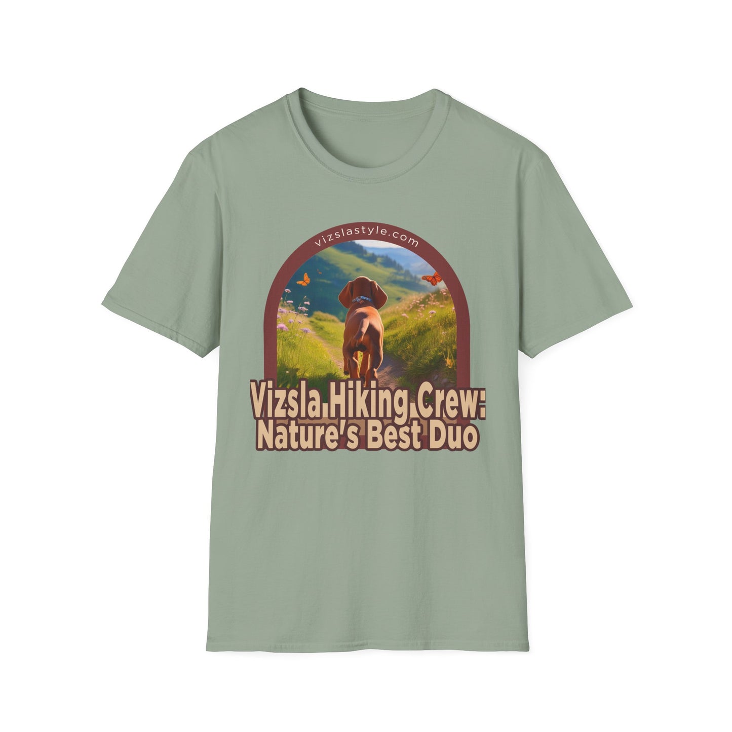 Vizsla Hiking Crew: Nature's Best Duo Dog t-shirt
