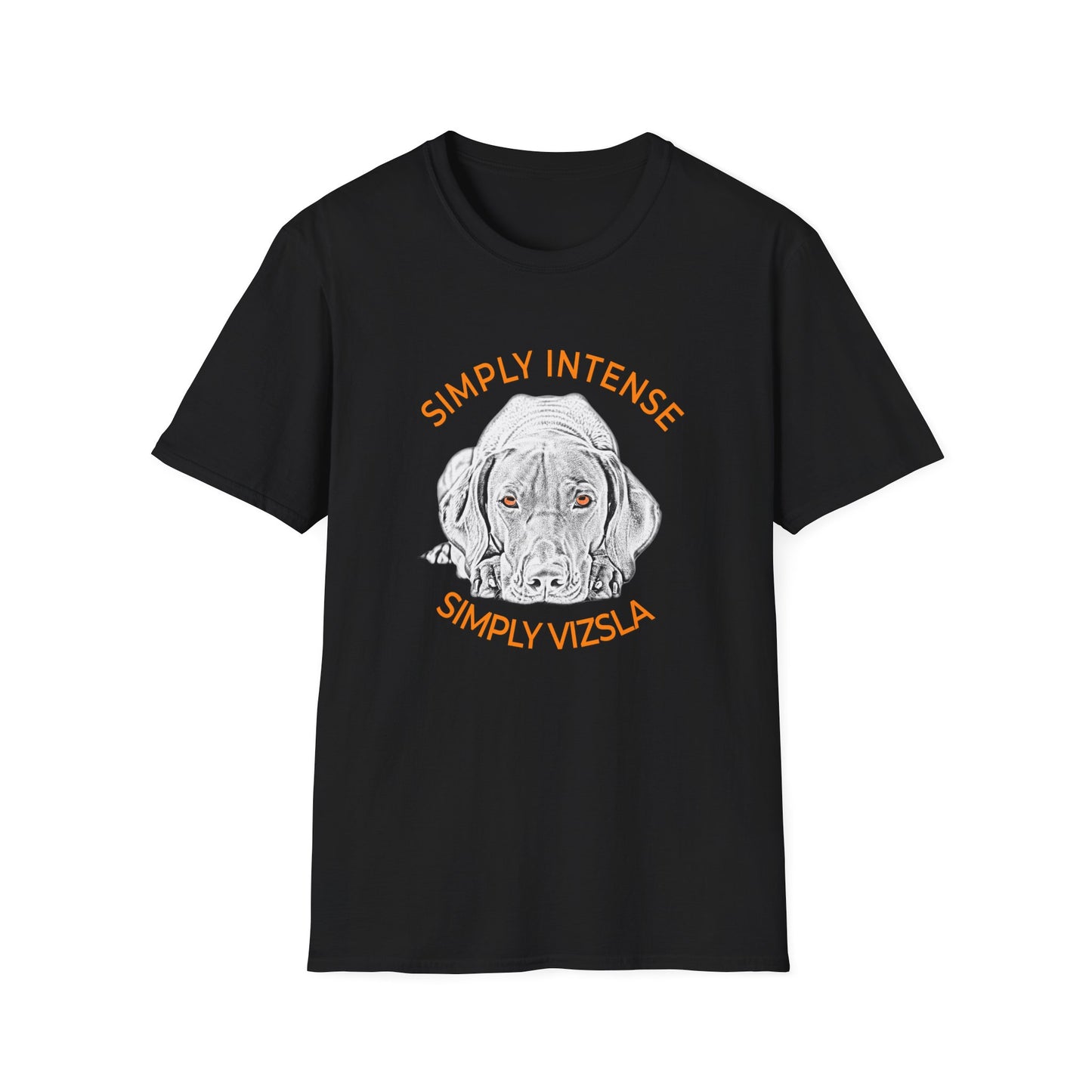 Simply Intense Vizsla T-Shirt — Vizsla Dog Portrait Tee