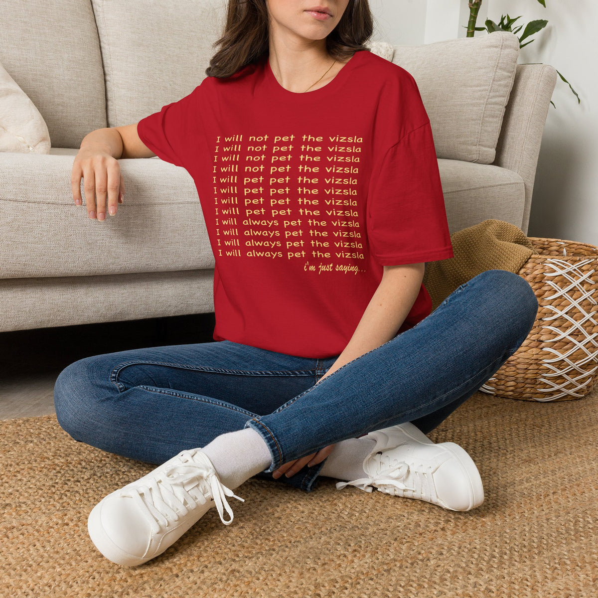 I Will Always Pet the Vizsla T-Shirt — Funny Vizsla Dog Lover Tee