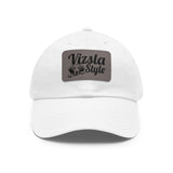 Vizsla Style Leather Patch Dad Hat, Custom Dog Hat, Pet Lover Gift, Outdoor Cap, Adjustable Baseball Hat, Unique Father's Day Gift, Mom Hat