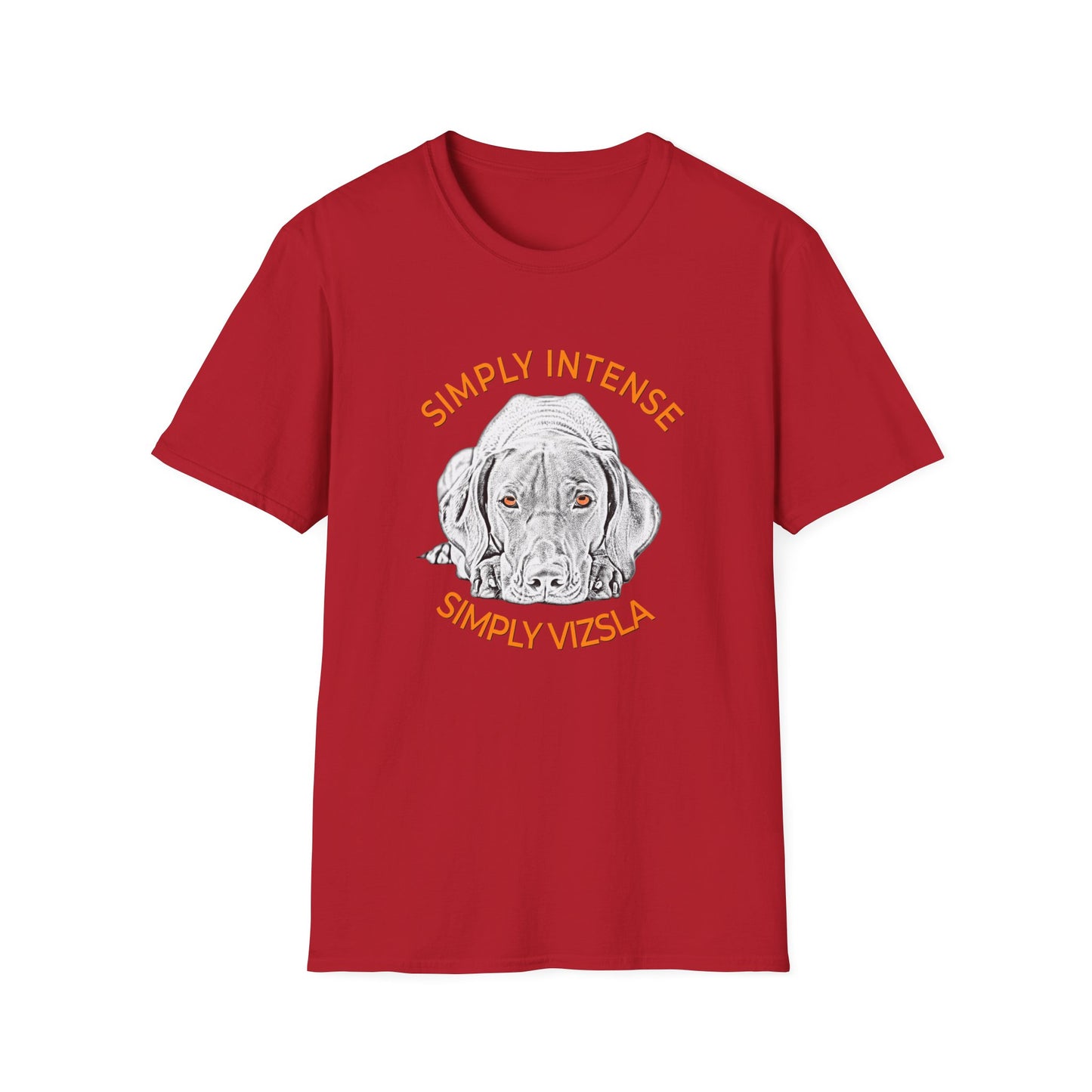 Simply Intense Vizsla T-Shirt — Vizsla Dog Portrait Tee