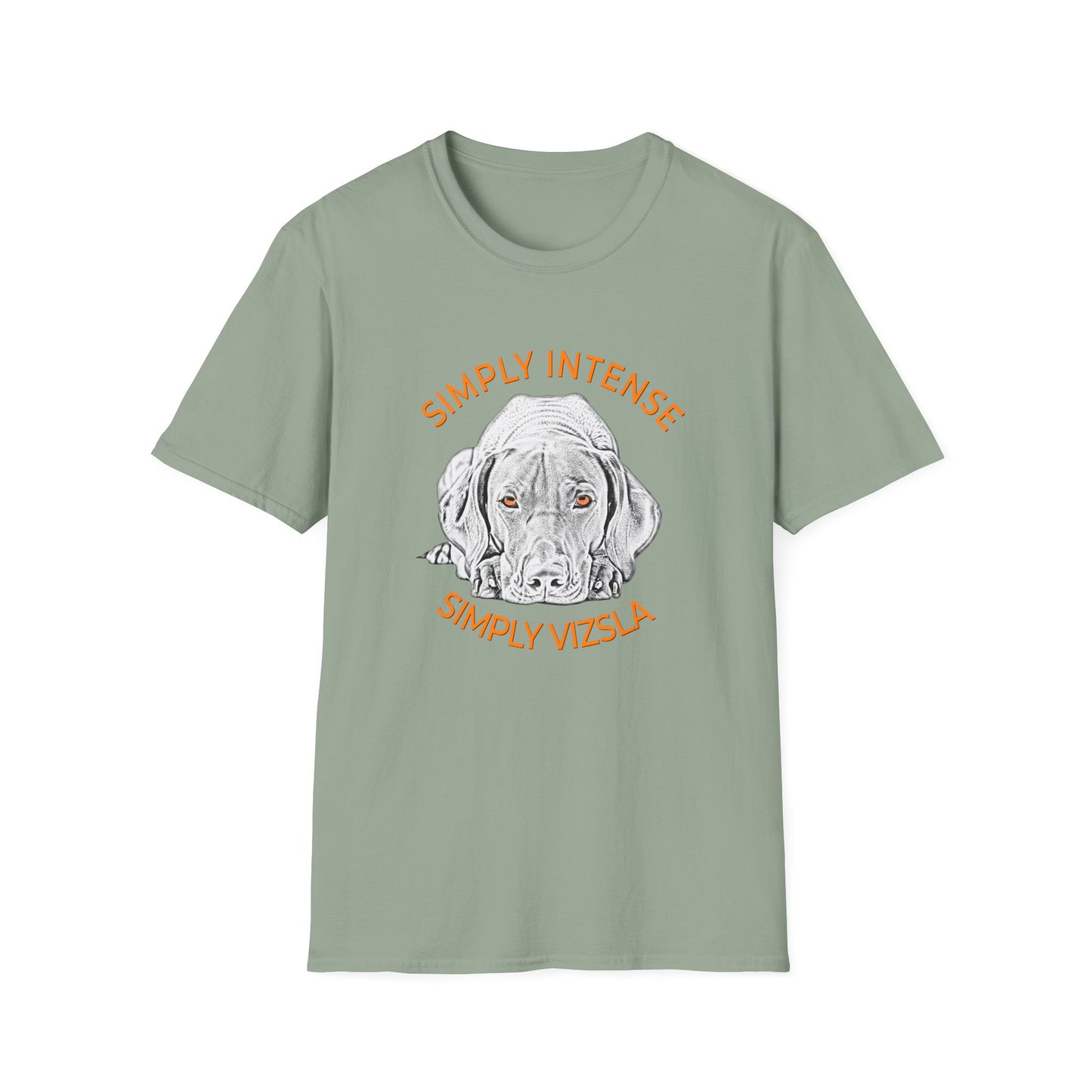 Simply Intense Vizsla T-Shirt — Vizsla Dog Portrait Tee