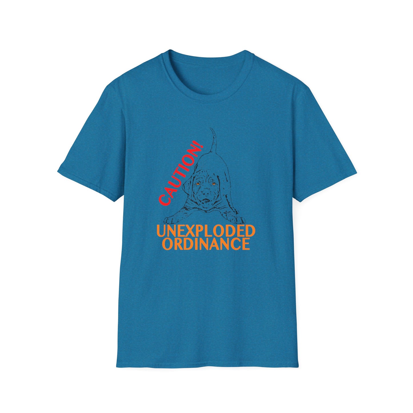 Vizsla Puppy 'Caution! Unexploded Ordinance' T-Shirt