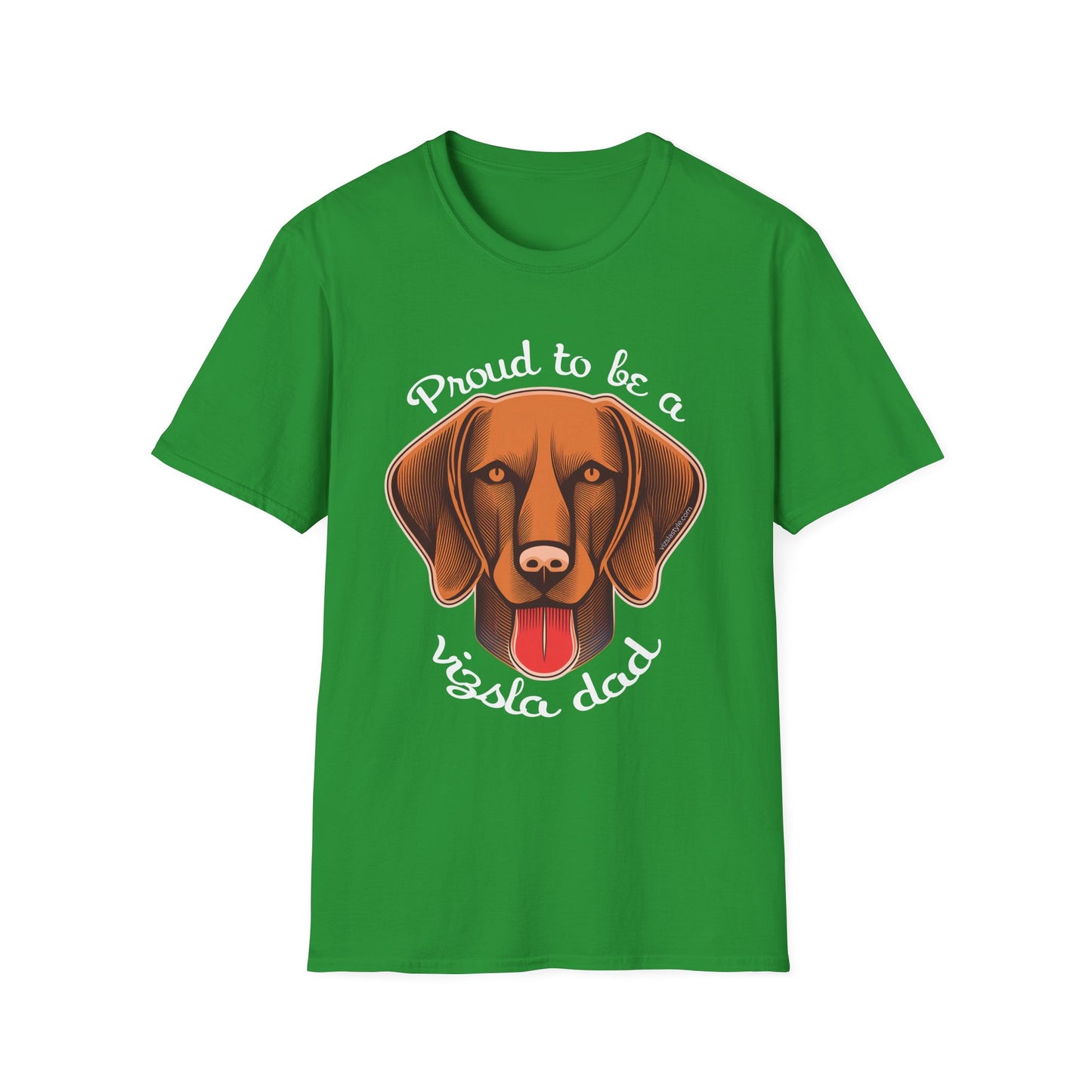 Proud To Be A Vizsla Dad T-Shirt w/ Lt Text