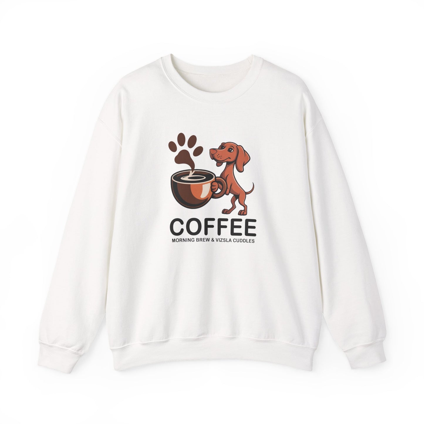 Morning Brew & Vizsla Cuddles Puppy Sweatshirt