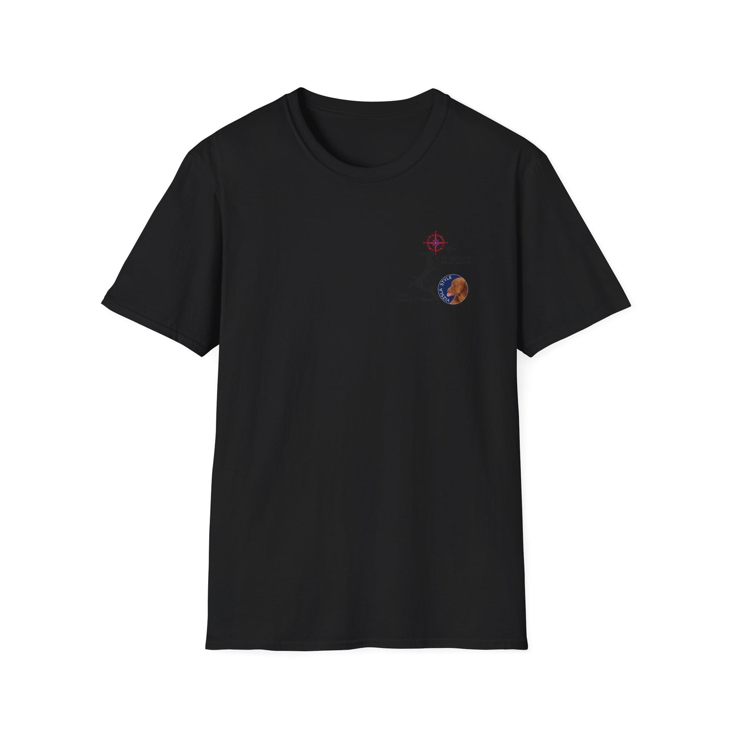 Lake CDA - Vizsla Style All Around Sports T-shirt (Dk Text)