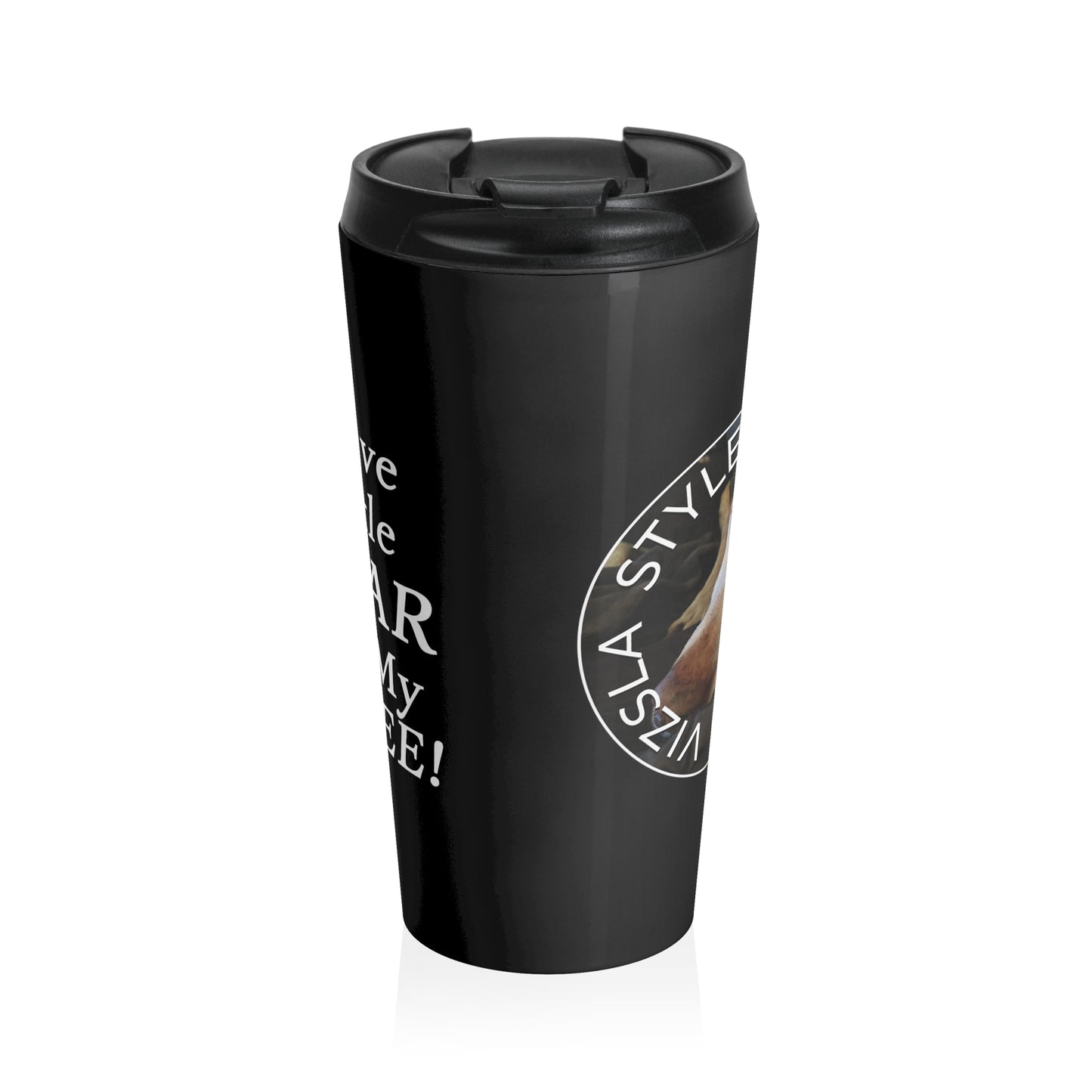 "Little Sugar" Senior Vizsla Travel Mug - The Perfect Companion for Velcro Dog Owners