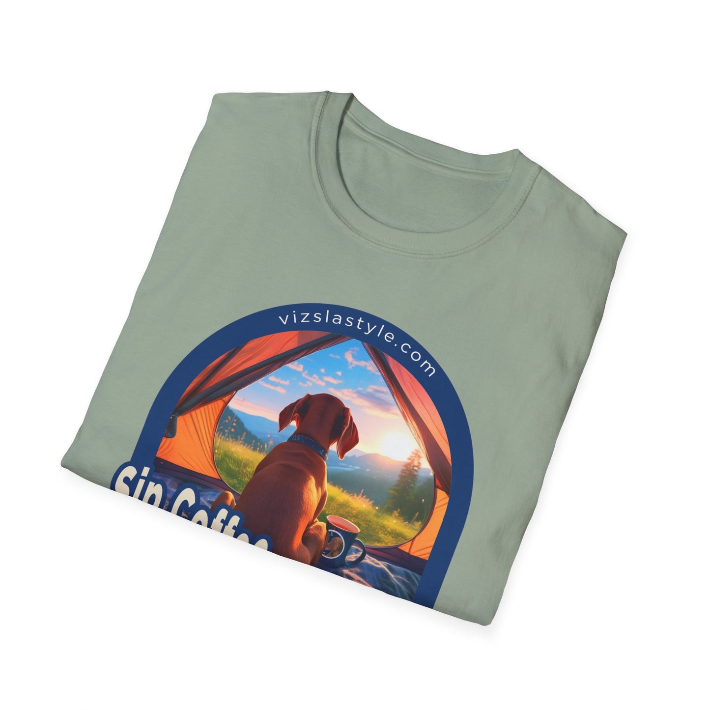 Sip Coffee, Hug Vizsla, Repeat! t-shirt