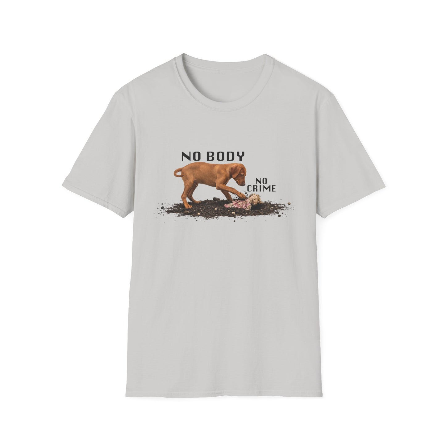 Vizsla Puppy 'No Body No Crime' T-Shirt