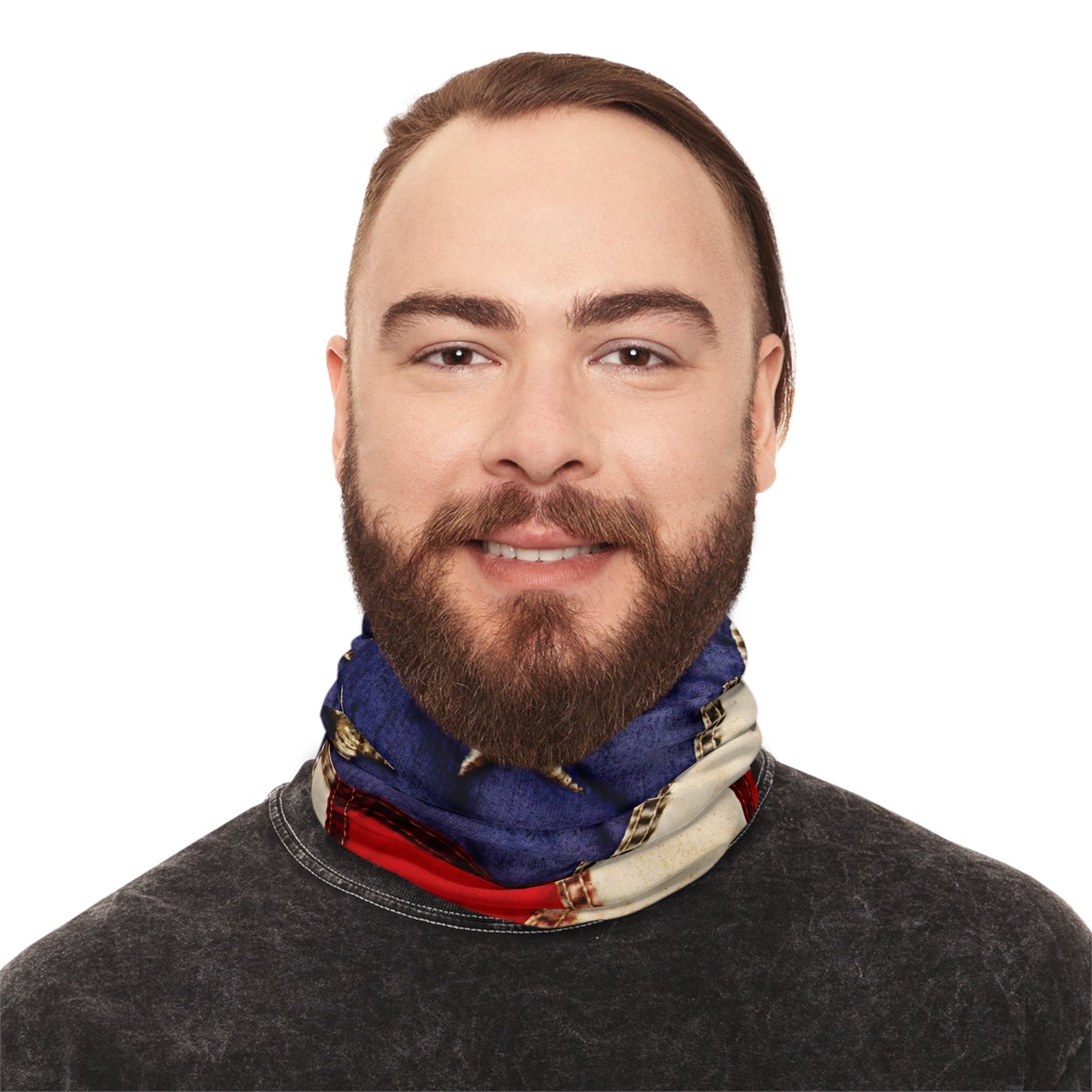 Neck Gaiter - Distressed American Flag