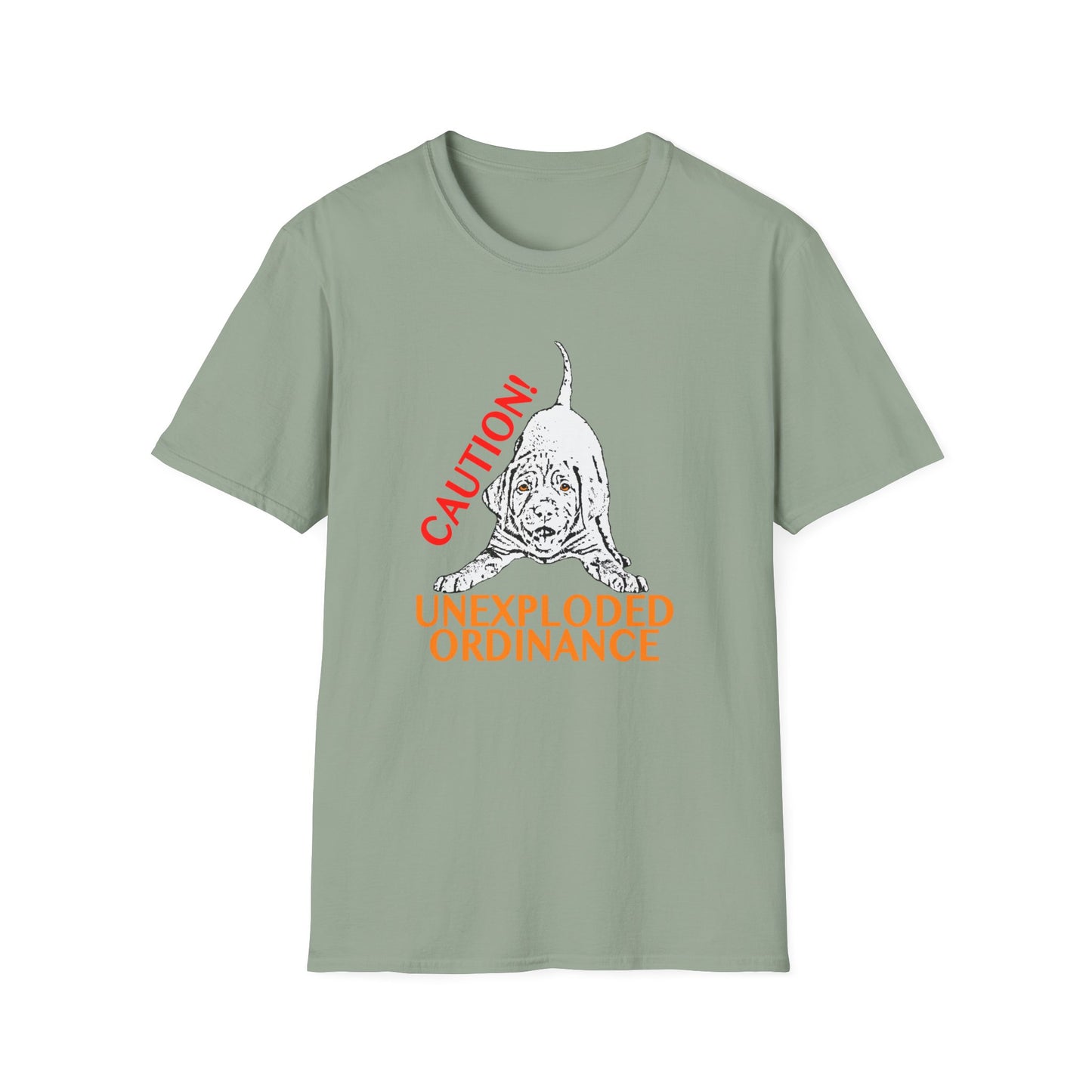 Vizsla Puppy 'Caution! Unexploded Ordinance' T-Shirt