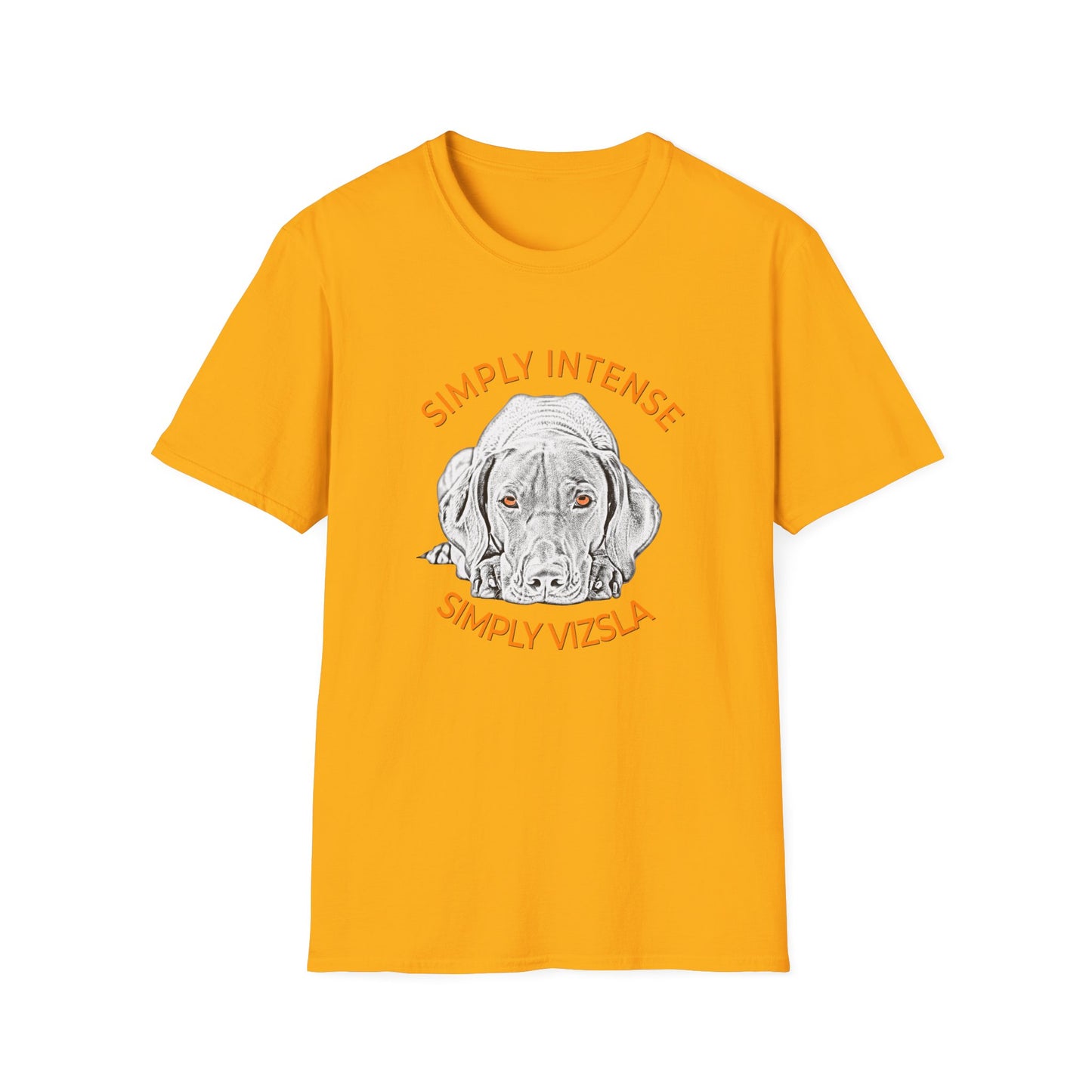 Simply Intense Vizsla T-Shirt — Vizsla Dog Portrait Tee