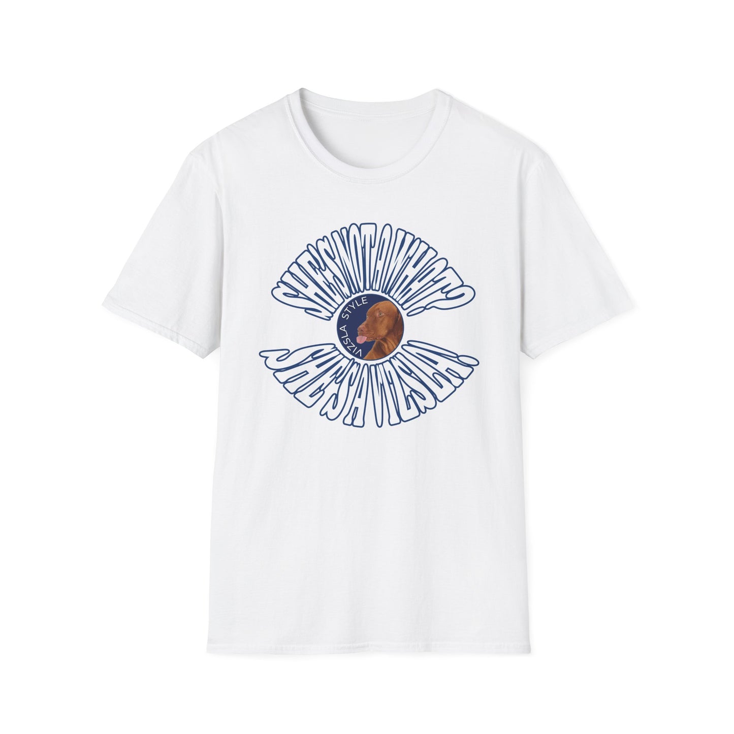 She's Not A What? She's A Vizsla Vintage Round Text t-shirt