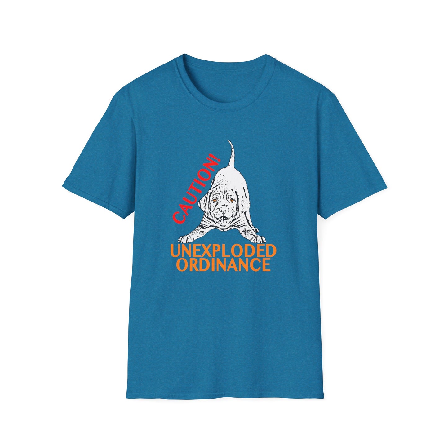 Vizsla Puppy 'Caution! Unexploded Ordinance' T-Shirt