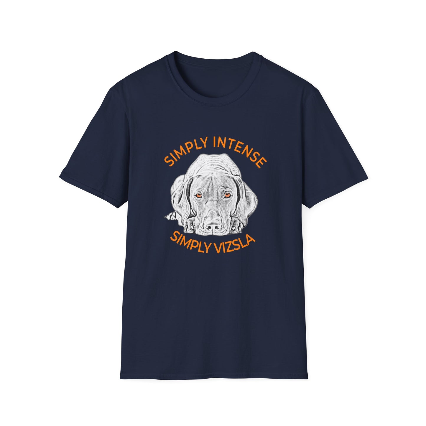 Simply Intense Vizsla T-Shirt — Vizsla Dog Portrait Tee
