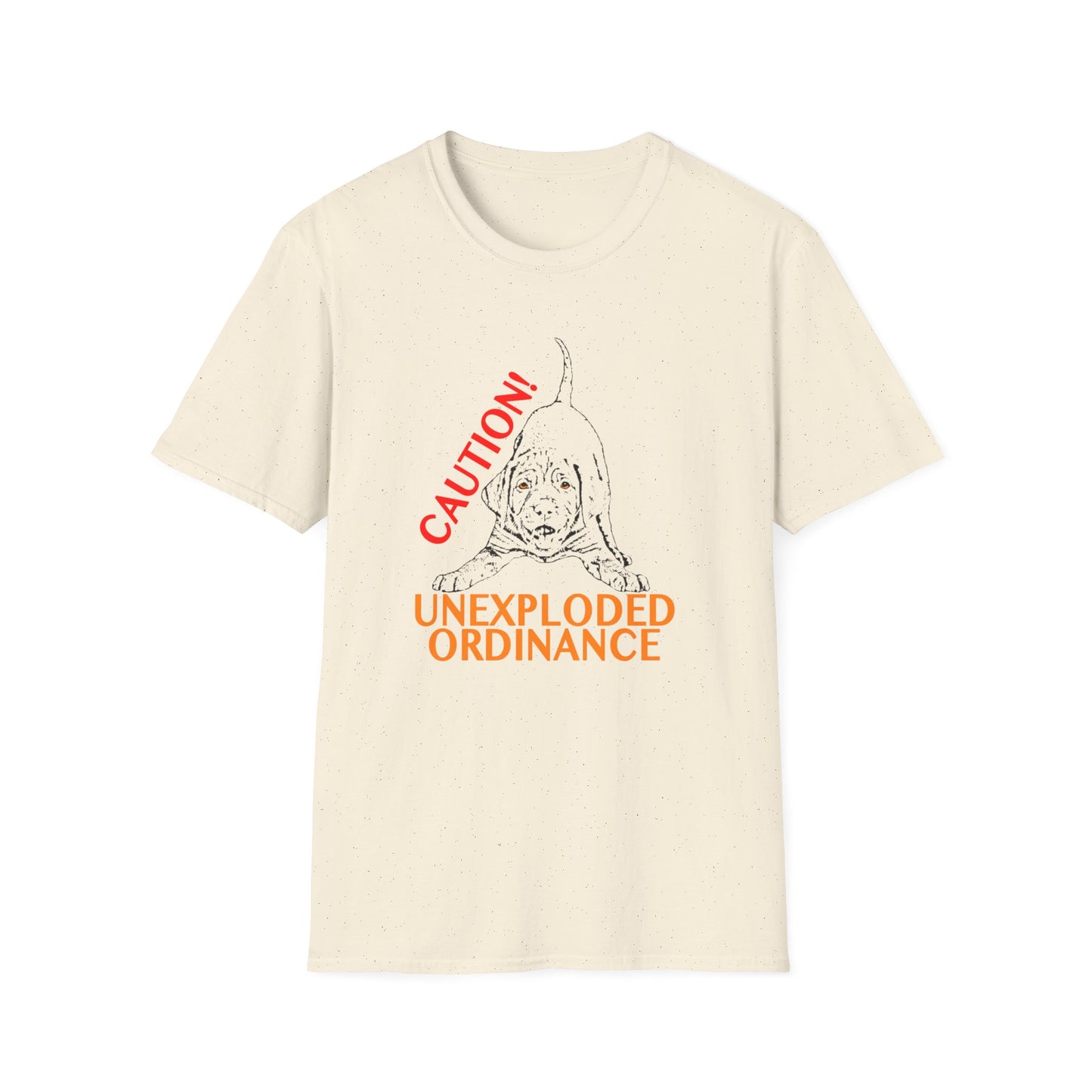 Vizsla Puppy 'Caution! Unexploded Ordinance' T-Shirt