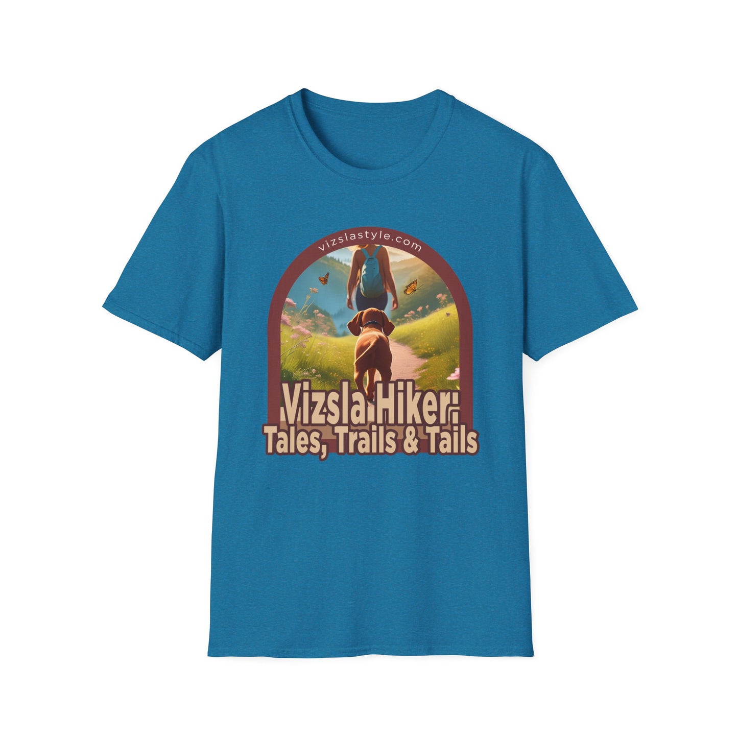 Vizsla Hiker: Tales, Trails & Tails w/ Hiker t-shirt