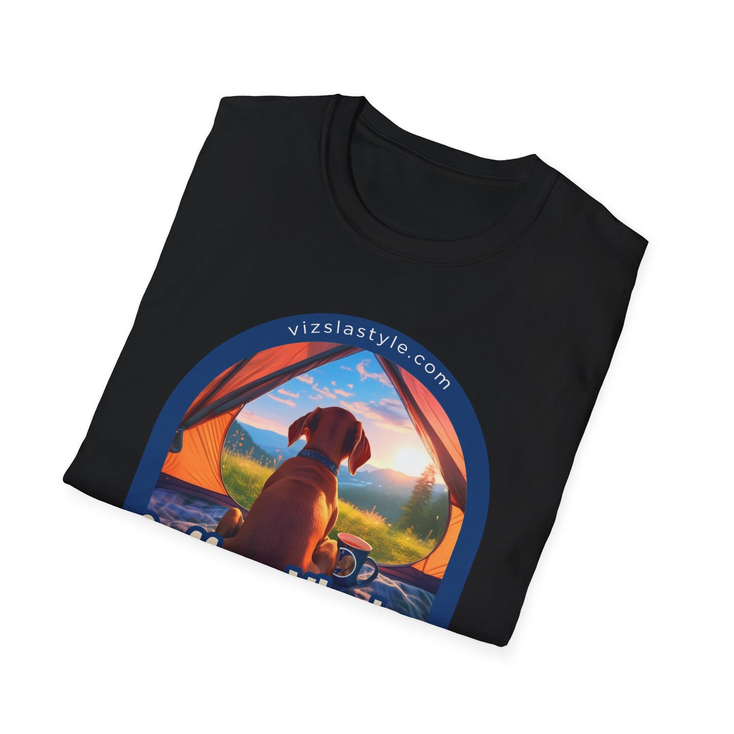Coffee, Vizslas, and Happy Tails! t-shirt