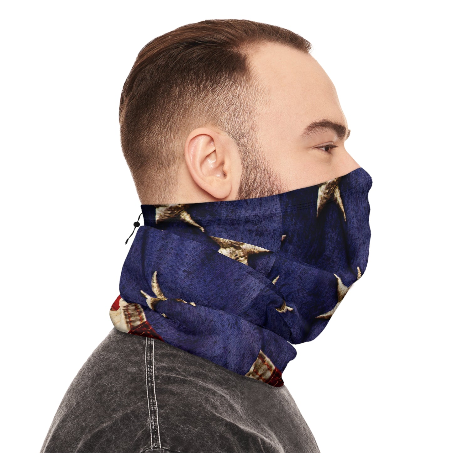 Neck Gaiter - Distressed American Flag