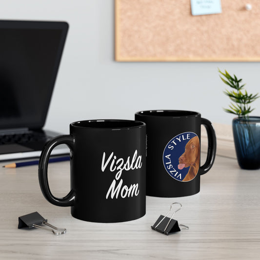Vizsla Mom Mug with Vizsla Style Logo - Perfect Gift for Mother's Day
