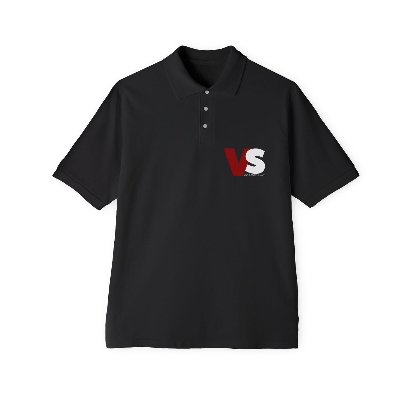 Men's Polo with VS - VizslaStyle Logo Chest Patch