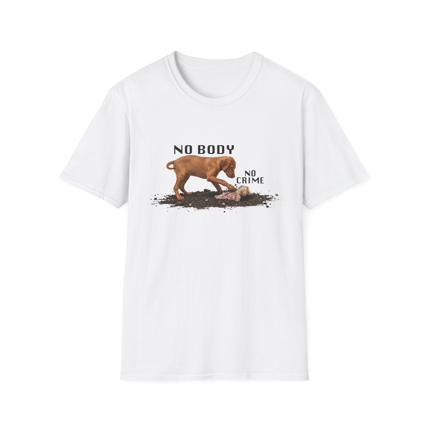 Vizsla Puppy 'No Body No Crime' T-Shirt