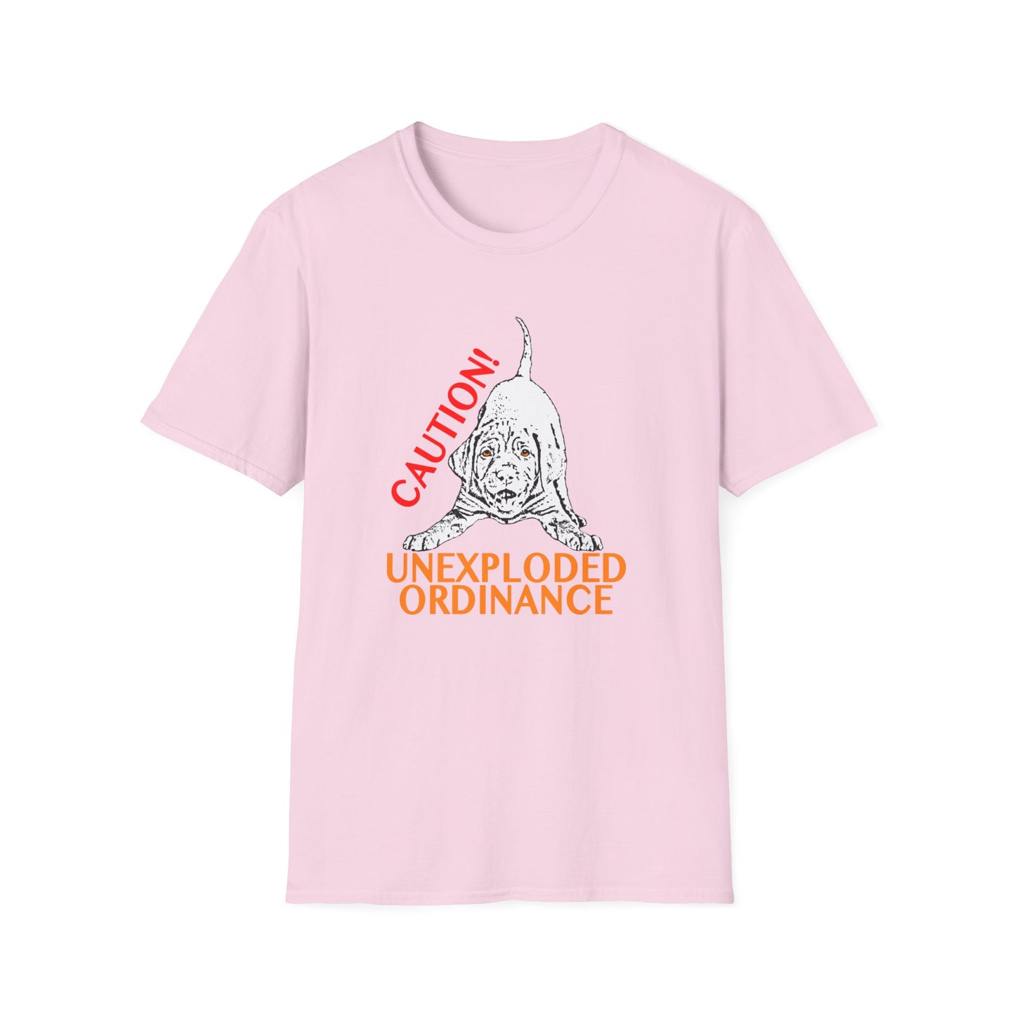 Vizsla Puppy 'Caution! Unexploded Ordinance' T-Shirt