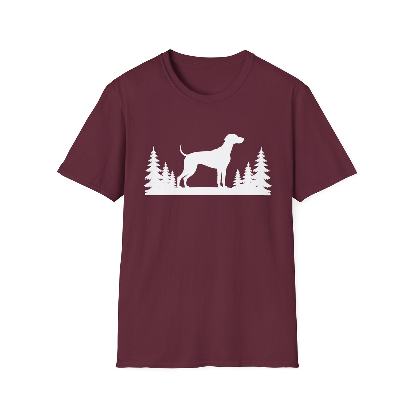 Vizsla Silhouette Forest T-Shirt — Proud Vizsla Dog Tee